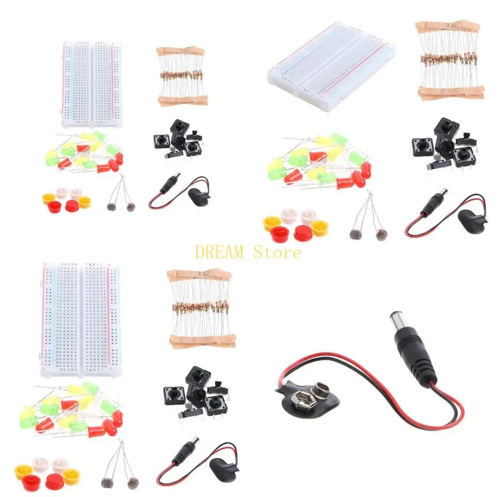 Starter Mini Breadboard LED Jumper Wire Button best sale