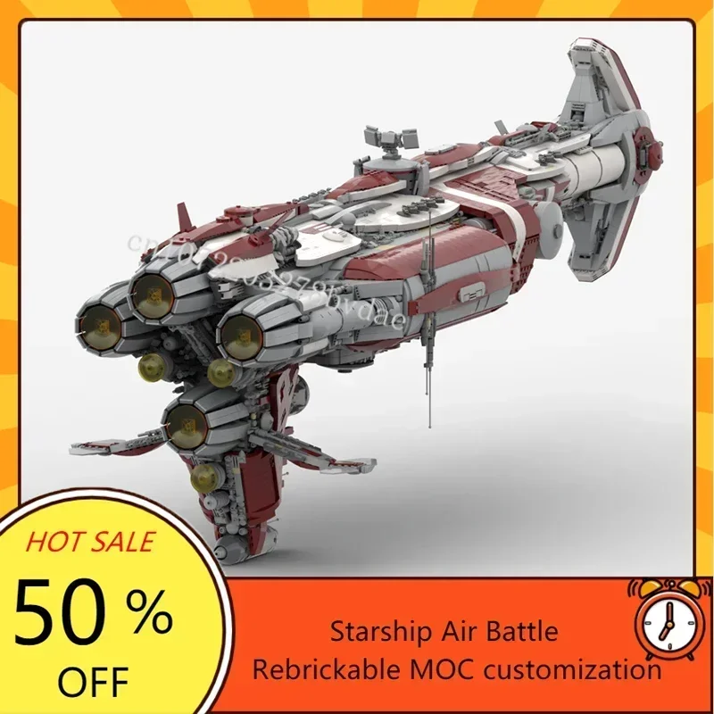 Zenith Escort Cruiser Space War Military MOC SpaceShip Battle Model Custom Puzzles Architecture DIY Education Assembly Model Toy