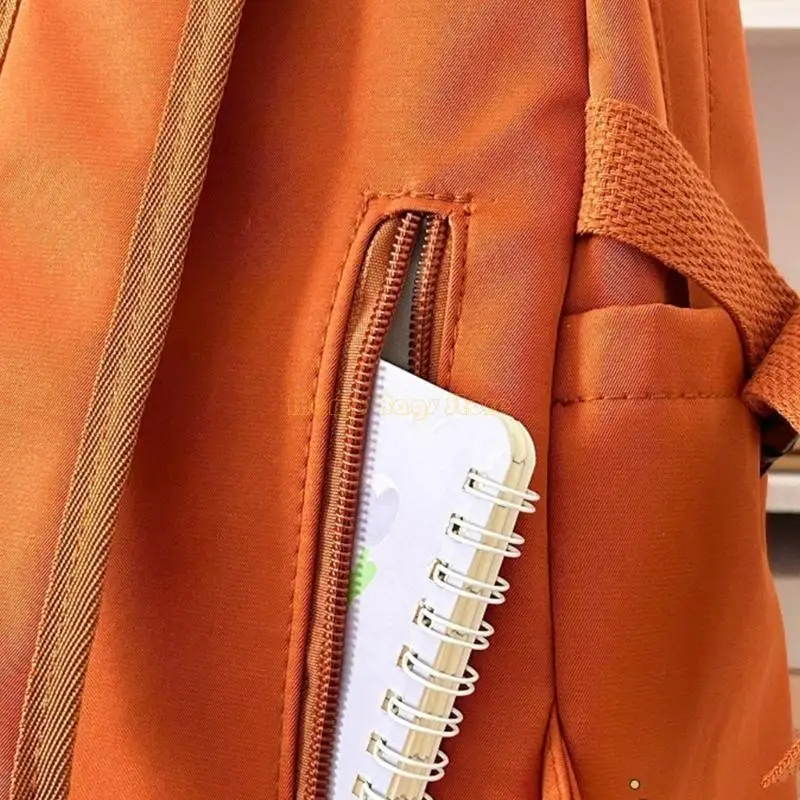 

X90D Large Capacity School Daypack for Women Men Harajuku Letter Print Nylon Backpack