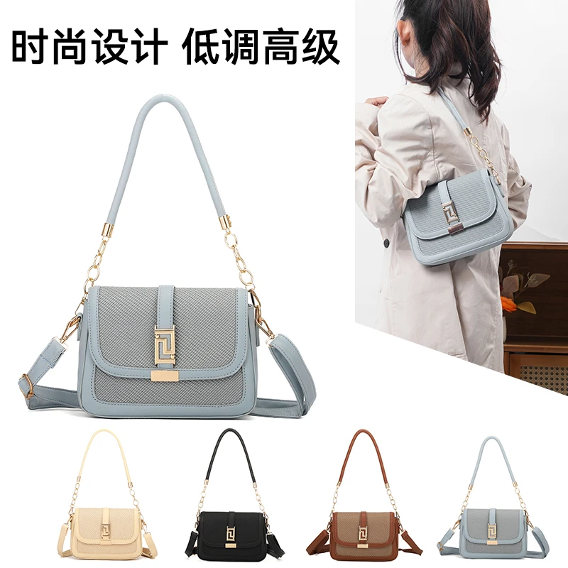 女性のためのカジュアルなヴィンテージスタイルのエレガントなクロスボディバッグ、大容量で高級な仕上がり