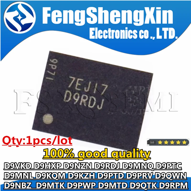 1pcs D9VKD D9HXP D9NZN D9RDJ D9MNQ D9PTC D9MNL D9KQM D9KZH D9PTD D9PRV D9QWN D9NBZ D9MTK D9PWP D9MTD D9QTK D9RPM BGA Chips