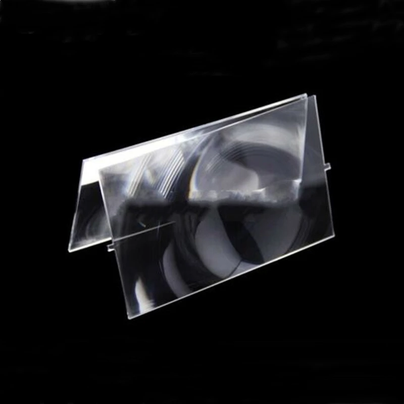 Lupa plana de plástico, proyector de 7 pulgadas, Kit de lentes solares Fresnel de reparación artesanal, longitud Focal de 185mm y 120mm, 2 piezas