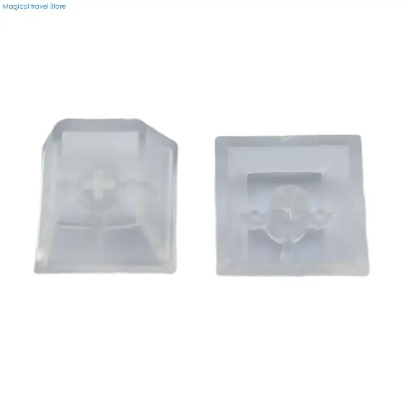 N2UB 4Pcs Transparent Keycaps Replacement Profile for MX Switches Mechanical Keyboard Backlit Keyboard Covers Accessories