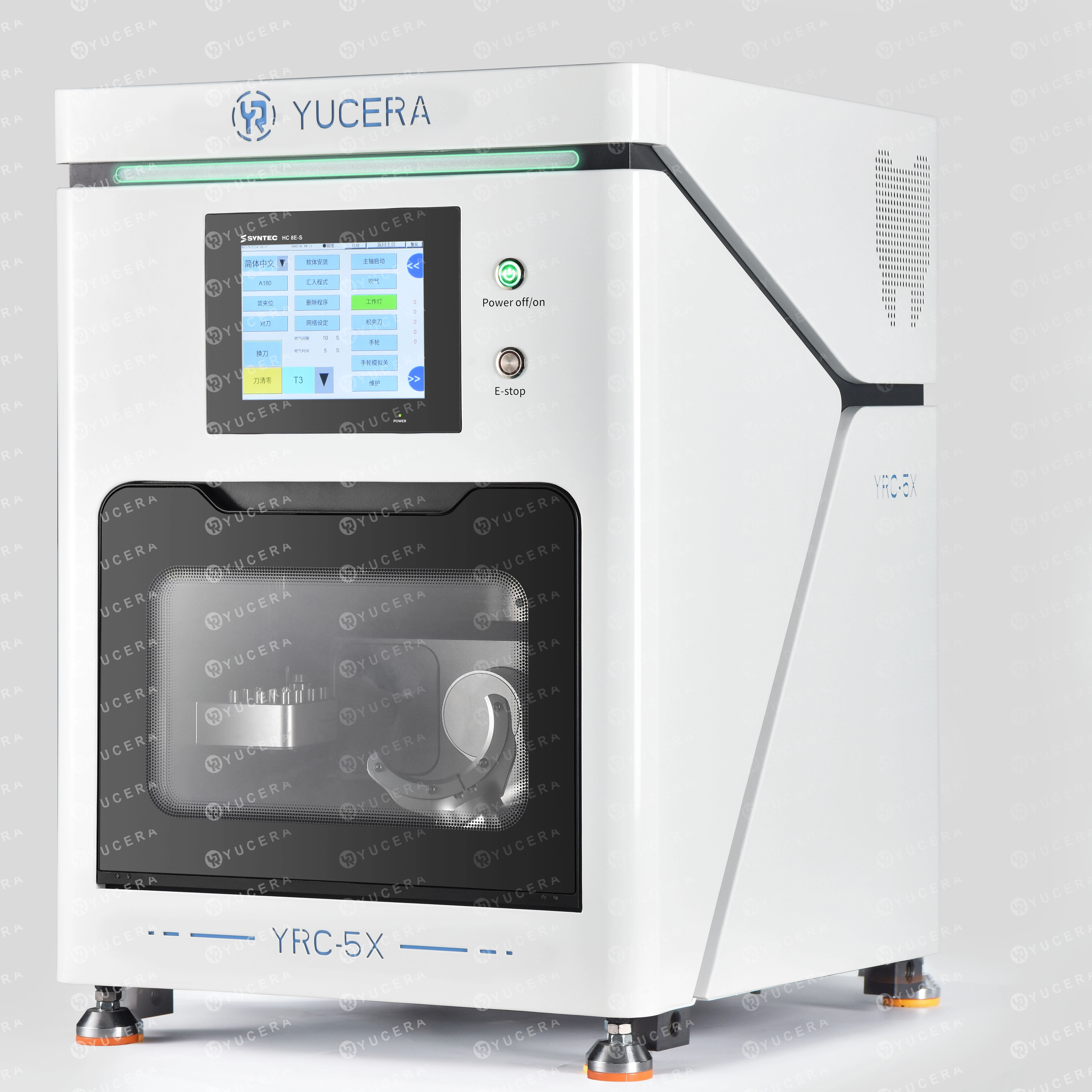 Стоматологический фрезерный станок YUCERA YRC-5X: создание идеально подходящих дентальных имплантатов, абатментов и хирургических направляющих.