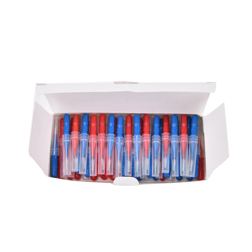 50pcs Interdental toothbrush Health Care Teeth Whitening Interdental Cleaners Orthodontic Dental Tooth Brush Oral Hygiene Tool