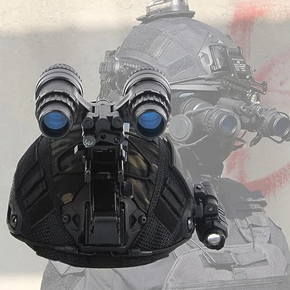 

Fast Tactical Helmet Set Airsoft Set of Head Protection with Goggles Mask Telescope Model NVG Support for CS Paintball Hunting