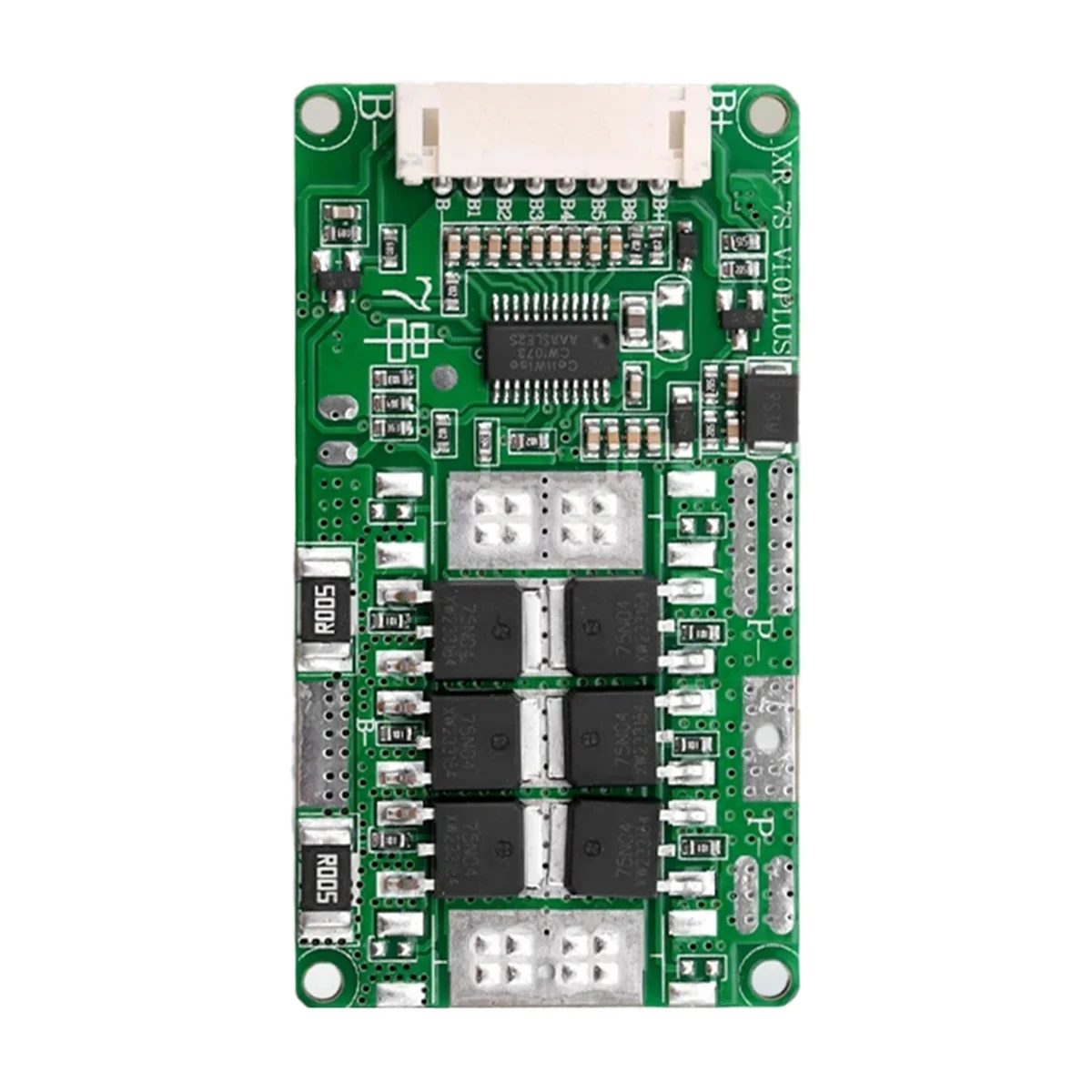 BMS 7S 24V15A Same Port Lithium Battery Charging Protection Board Overcurrent/Voltage/Discharge Short Circuit