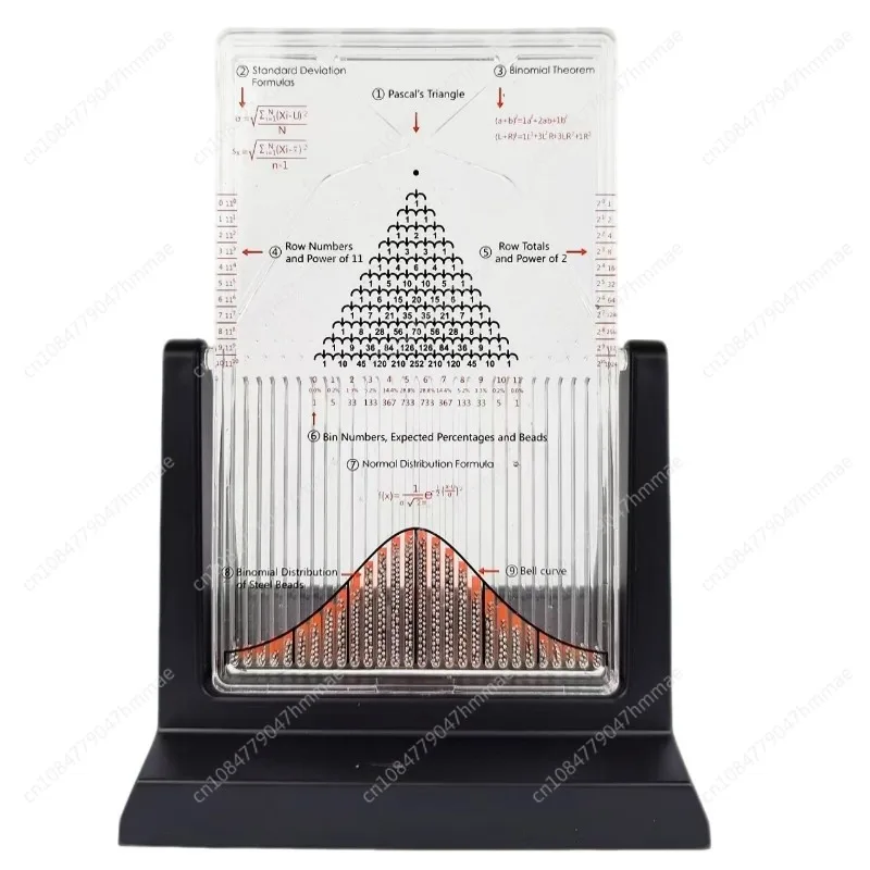 

for Plate Model Ornament Mathematical Teaching Aids GaltonBoard Normal Distribution Model Toy window