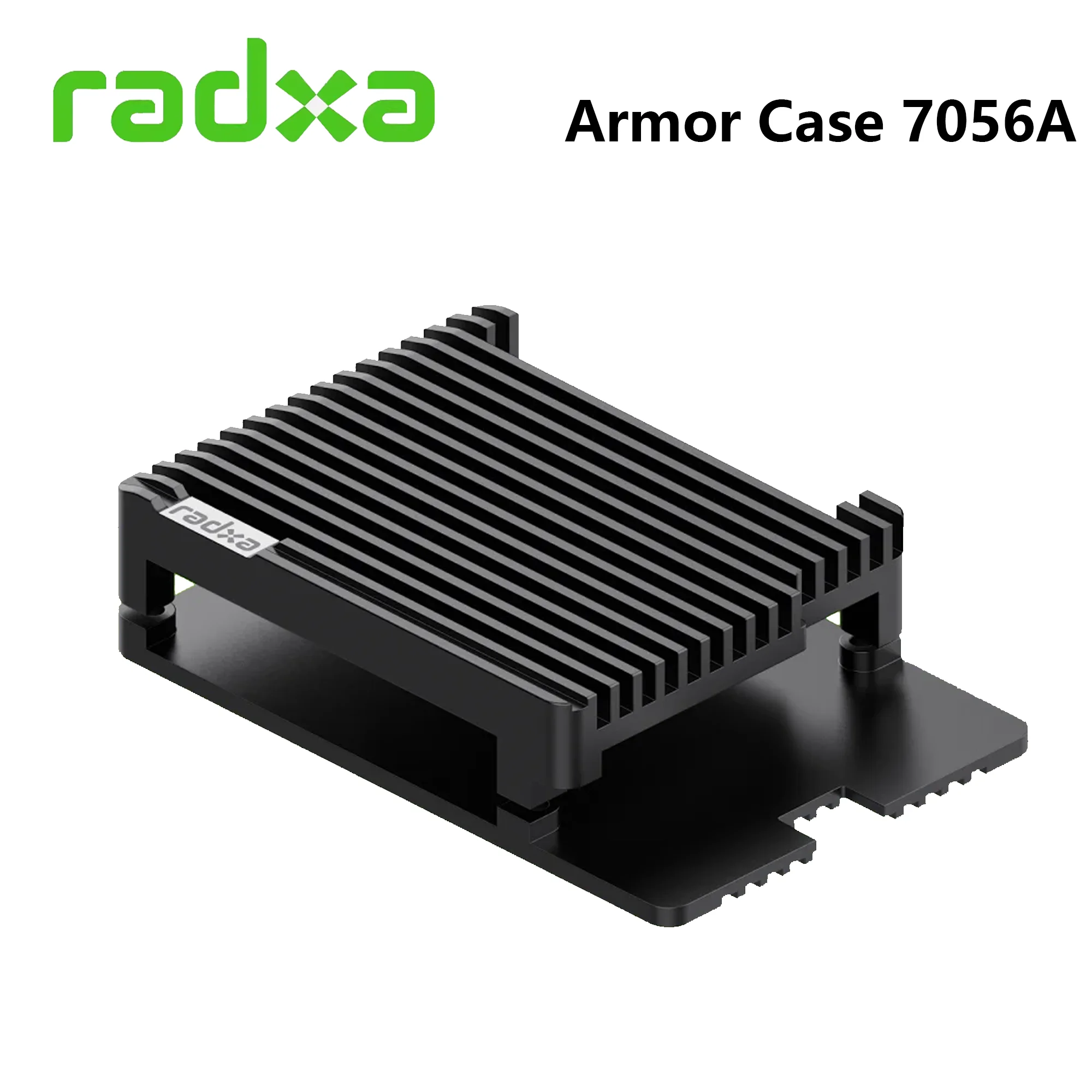 capa-protetora-radxa-armor-7056a-dissipador-de-calor-passivo-estrutura-de-aluminio-com-aletas-3d-compativel-com-dragon-q6a-cubie-a7a-rock-5a-rock-5c