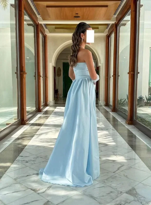 Abito da sposa personalizzato Abito lucido taglie forti Robe De Soirée Avec Traine Abito da sera Abiti da cerimonia formale فسات Бmavera