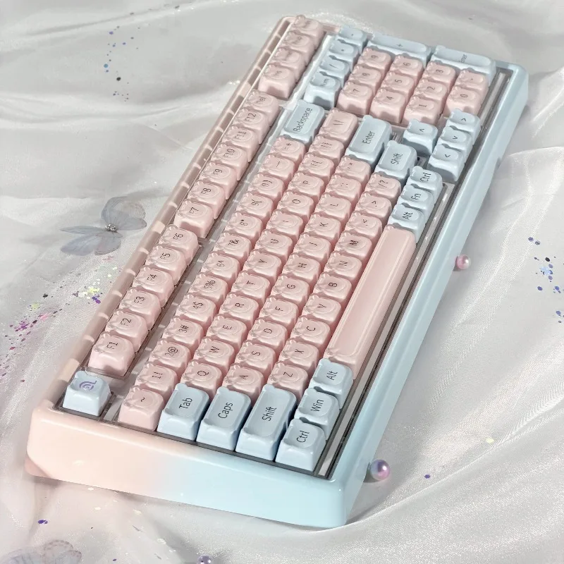 Mechanical Keyboard Customized Tri-mode Wired /wireless/2.4G Bluetooth and PC Hot-swap for Gaming and Esports Creative Gifts