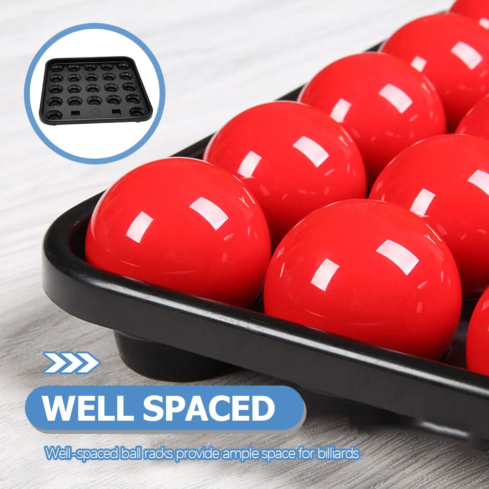 

Premium 16 Ball Pool Tray Plastic Billiard Storage Tray for Table Top Use Secure Ball Holder Ideal Home Party