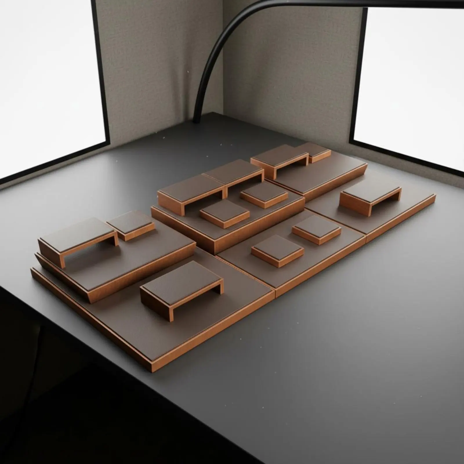 Bracelet Display Stand Stackable Multi-Tier Bracelet Stand Countertop Jewelry Display Space-Saving Countertop Jewelry Stand