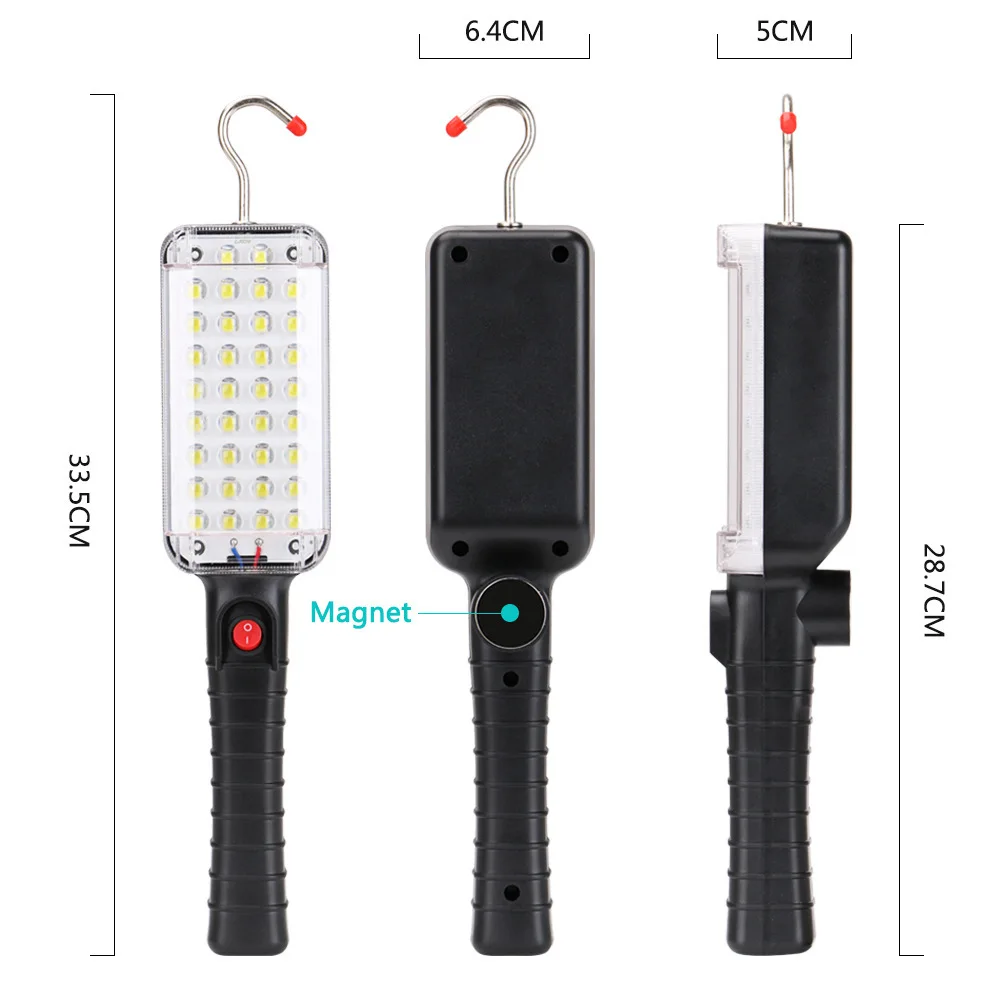 C5 COB Floodlight Portable COB Rechargeable Work Light Waterproof Camping Fishing Magnetic Auto Repair Flashlight Searchlight