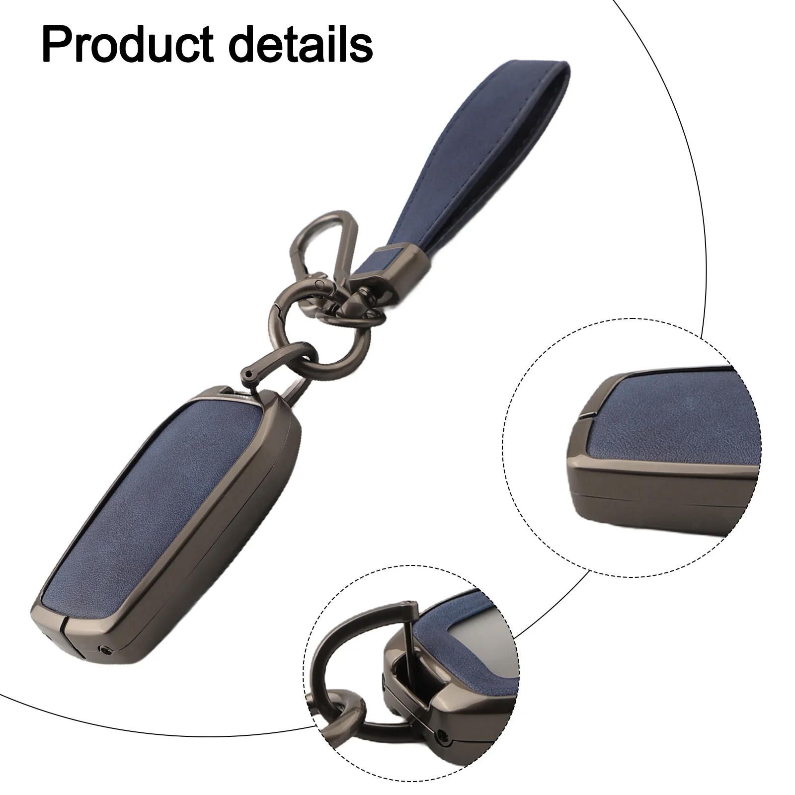 

Everyday Wear And Tear Leather Key Fob Case Long-lasting Protection Luxurious Look Protection Against Scratches