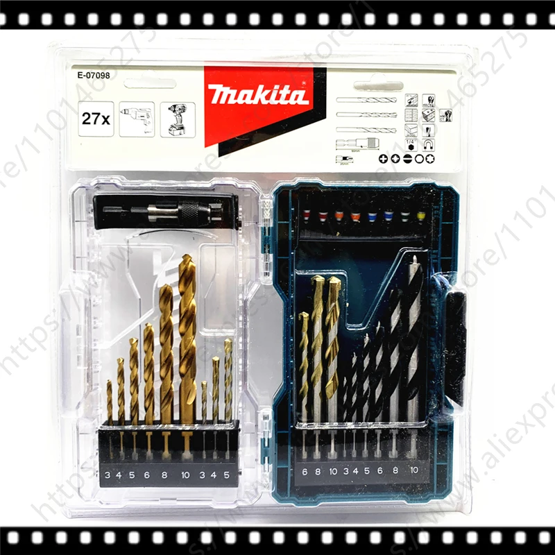 Professional Accessories set MAKITA Screwdriver Bits set Socket Wrenches nutsetter pack