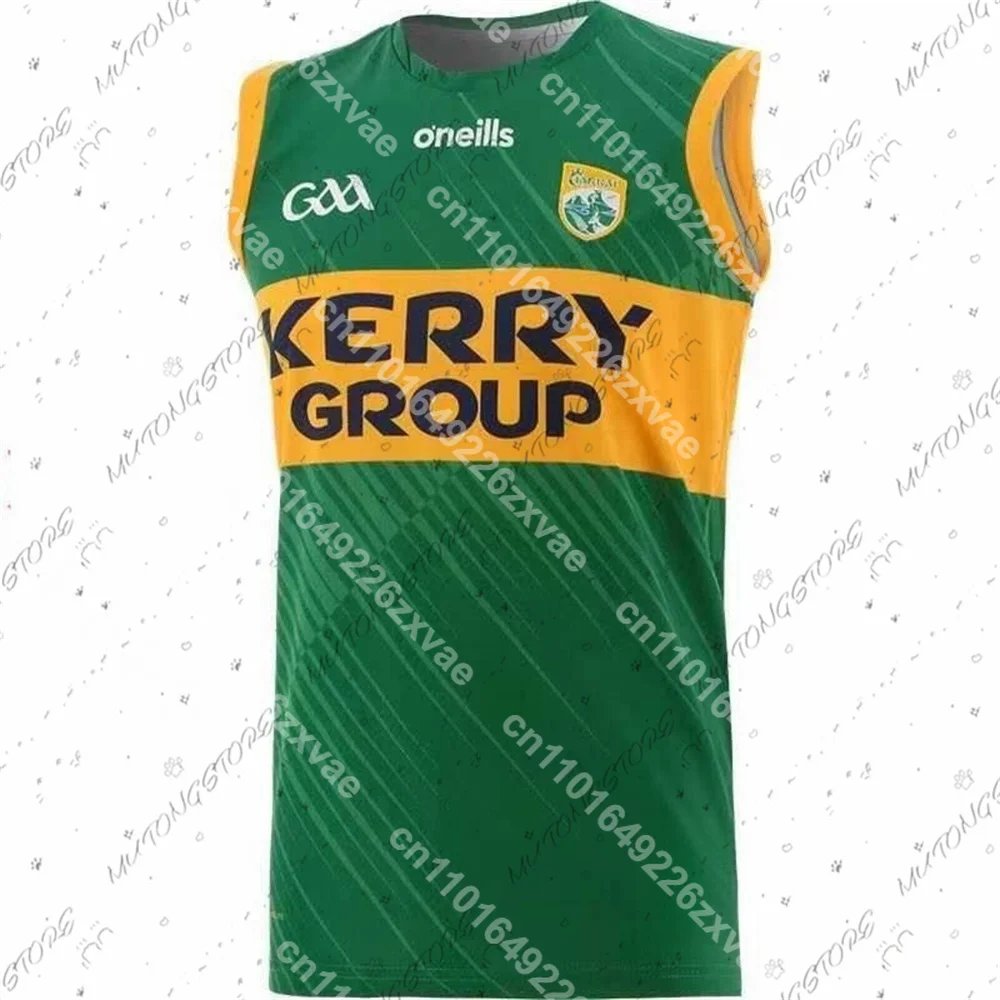 

2025 Camisa de rugby Limerick Berlin Gaia Kekri Camiseta sin mangas Top Traje de entrenamiento deportivo Hombre GAA Secado
