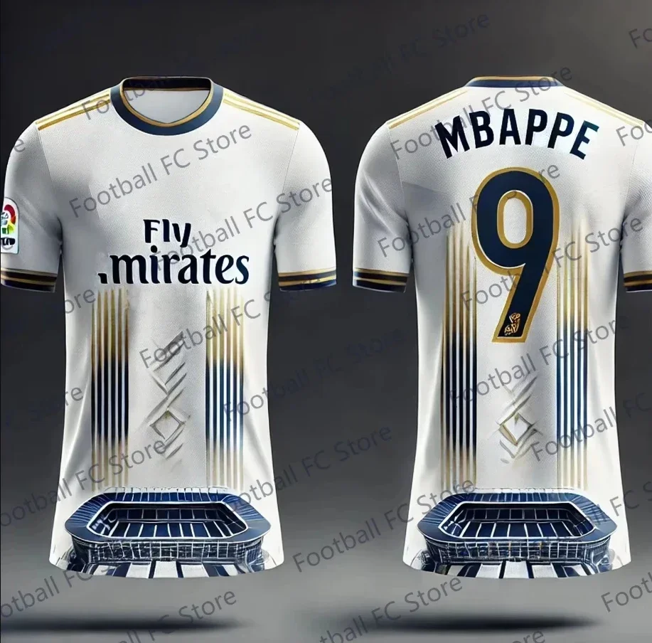 Buy The No. 9 Jersey That Fans Must Have T-shirt 2024 Summer Latest Real Madrid Team Jersey Fashionable Casual Breathable