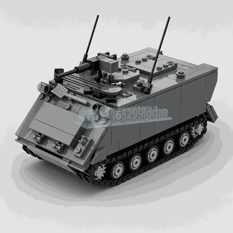 NEW 2809PCS M113 Armored Personnel Carrier 4 Pack MOC Army Tank Vehicle Building Blocks DIY Technical Assembly Model Toy Gifts