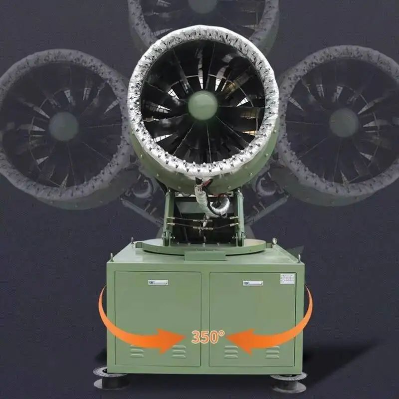 Industrial Fog Cannon Machine Plant Environmental Protection Dust Reduction Spray 180 Meter Factory Direct Sales