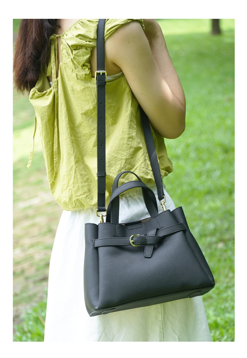Zency Genuine Leather Top-handle Bag For Women Luxury Designer Crossbody Bag Zipper Purse Elegant OL Handbag 2025 New Shoulder