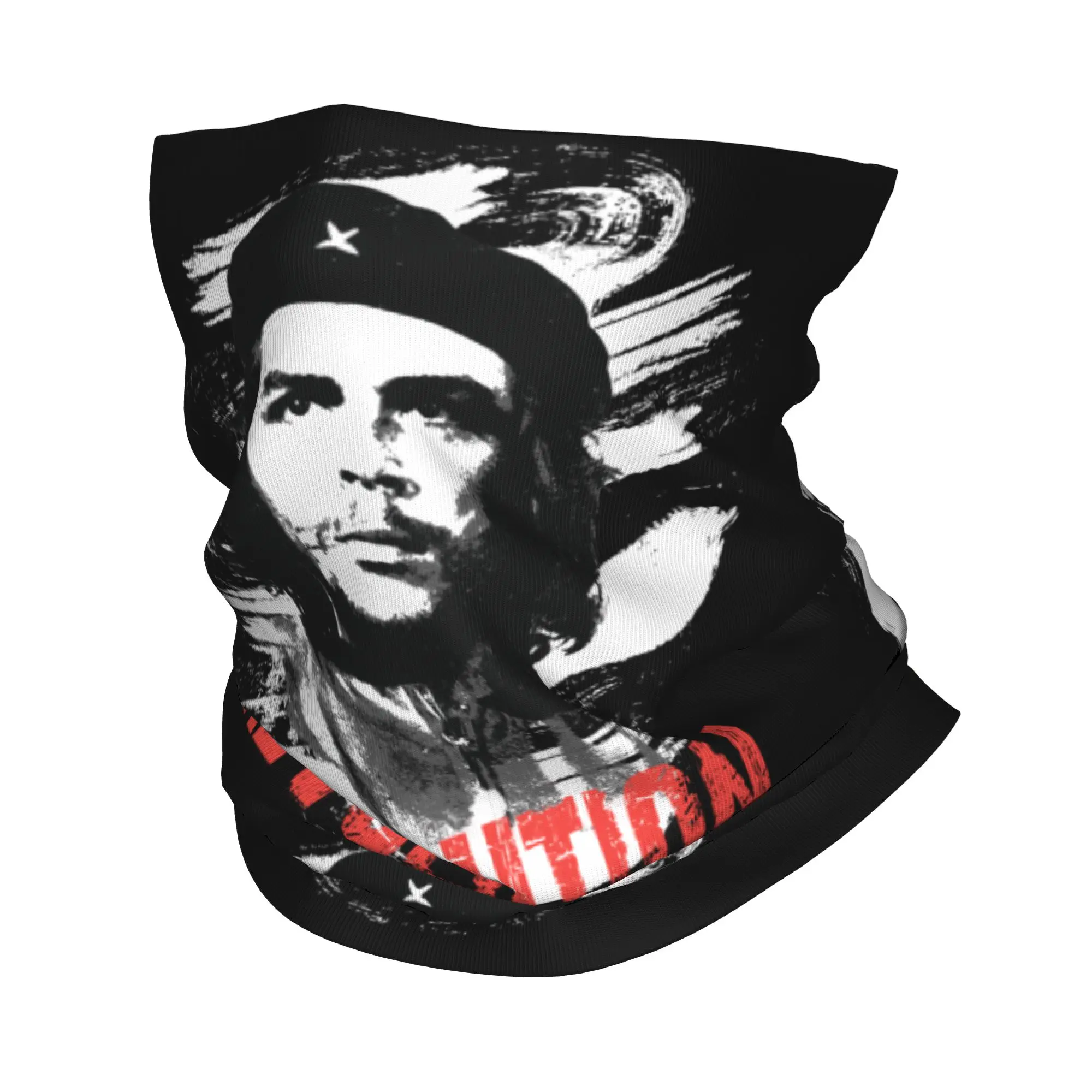 Custom Che Guevara Revolution Bandana Neck Warmer Men Women Winter Ski Tube Scarf Gaiter Cuba Cuban Socialism Freedom Face Cover