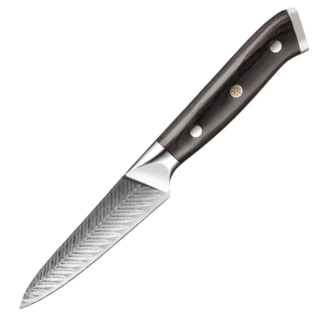 XITUO Japanisches 3,5 Zoll Schälmesser, Scharfes Küchen-Obstmesser, 5Cr15Mov Edelstahlmesser zum Schälen, Schneiden & Trimmen