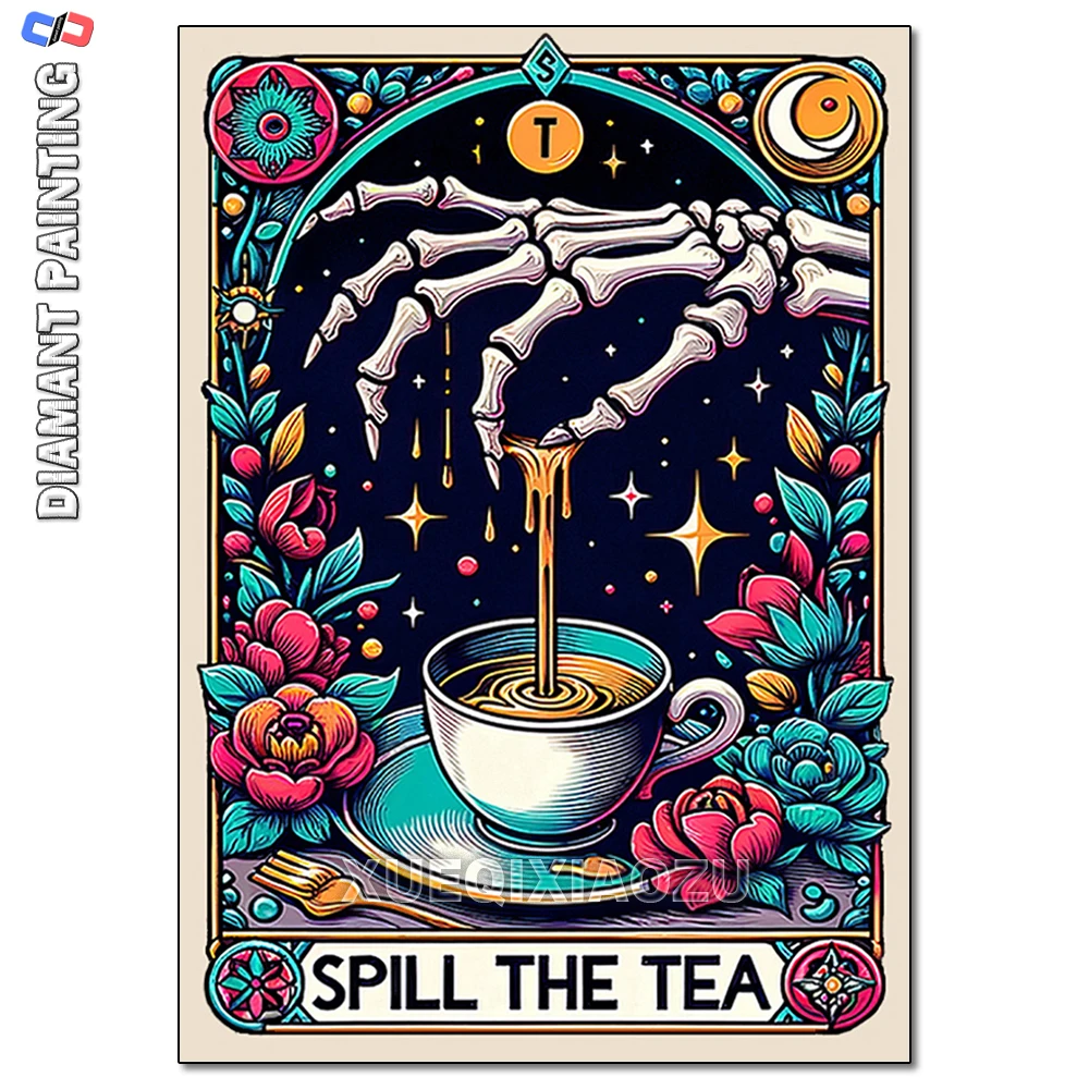 

Nabi DIY 5D Diamond Painting Rose Coffee Cup Full Acrylic Picture Mosaic Cross Embroidery Kit Home Decoration Art Hobbies Gifts