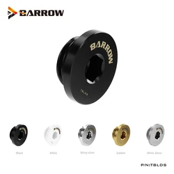 Barrow-Prise d'eau G1/4 pour refroidissement à eau, accessoire pour ordinateur, avec verrouillage à la main, or, argent, blanc, noir, TBLDS