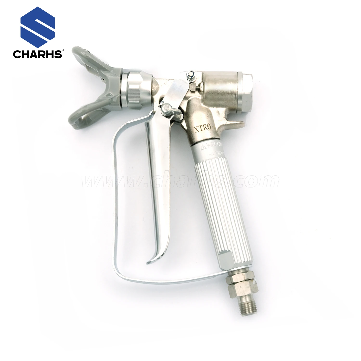 XTR5 and XTR 7 Airless Spray Gun for 500 Bar Spraying Paint Jobs Round Handle, 4-Finger Trigger, No Tip Protective Coatings