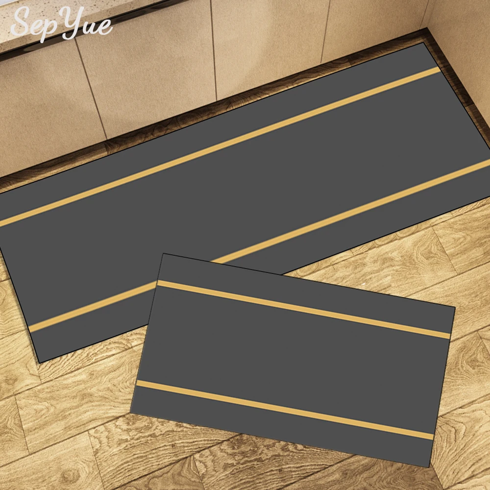 Rutschfeste Küchenteppiche für Wohnzimmer, langer Teppich, Küchenbodenmatte, Teppiche, Eingangstürmatte, Zuhause – Detail 3