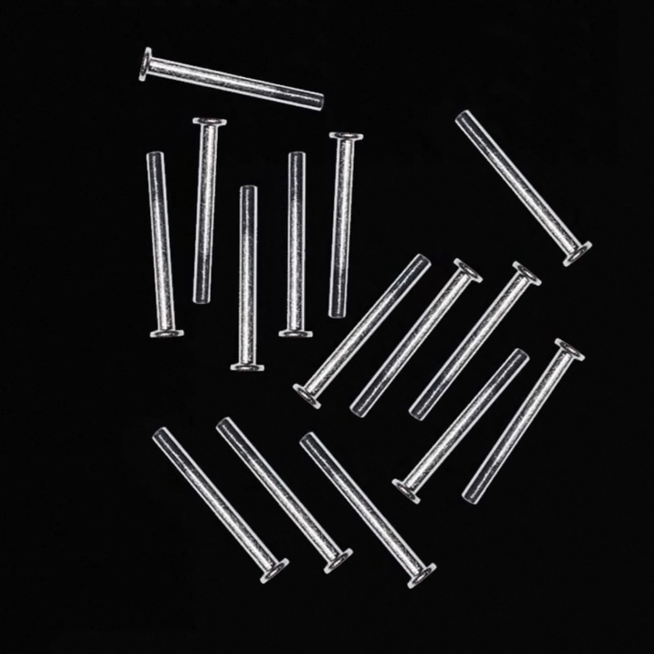 0.4mm-1.9mm Diameter Stainless Steel Pin L5mm-20mm Medical Fixation DIY Toy Model Connector for Engineering Science Locating