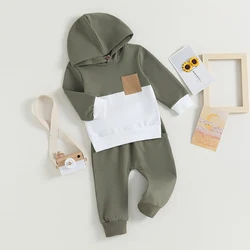 Kupretty Toddler Baby Boy Winter Clothes Long Sleeve Hoodie Sweatshirt Tops and Pants 3 6 9 12 18 24 Months Fall Outfits Set