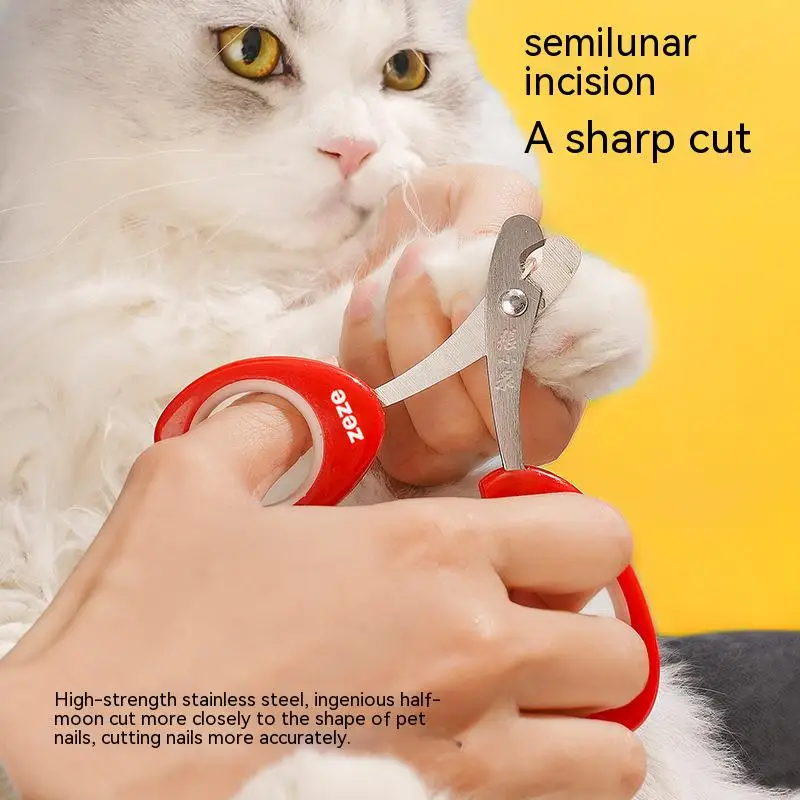Profissional Tulipa Prego Clipper, Pet Produtos de Beleza, Cão e Gato Novato, Toe Garra, Tesoura Especial