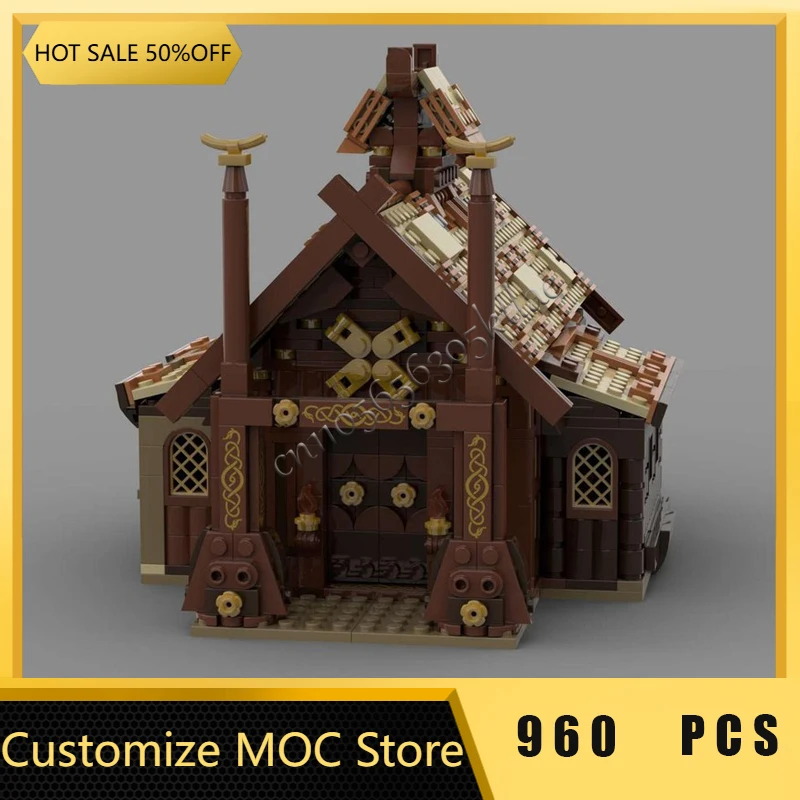 960 قطعة MOC الإبداعية منزل صغير وحدات نموذج اللبنات مجموعات التعليم لتقوم بها بنفسك تجميع الطوب لعب الأطفال هدايا عيد الميلاد #2