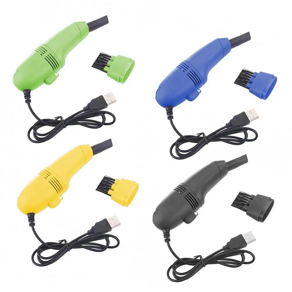Keyboard Cleaner Vacuum Strong Suction Mini USB Vacuum Handheld Keyboard Dusting Brush Portable Handy Clean Accessories For Home