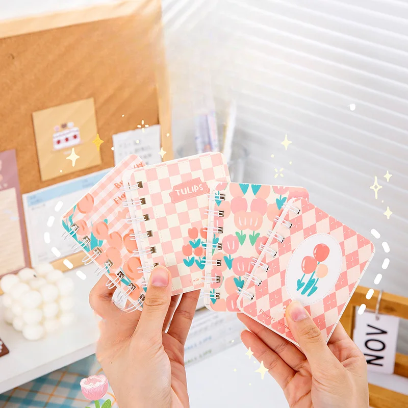 A7 Small Cute Kawaii Pocket Notebook blocco note foderato in bianco Mini Journal Memo Notepad per bambini studente viaggiatore materiale scolastico