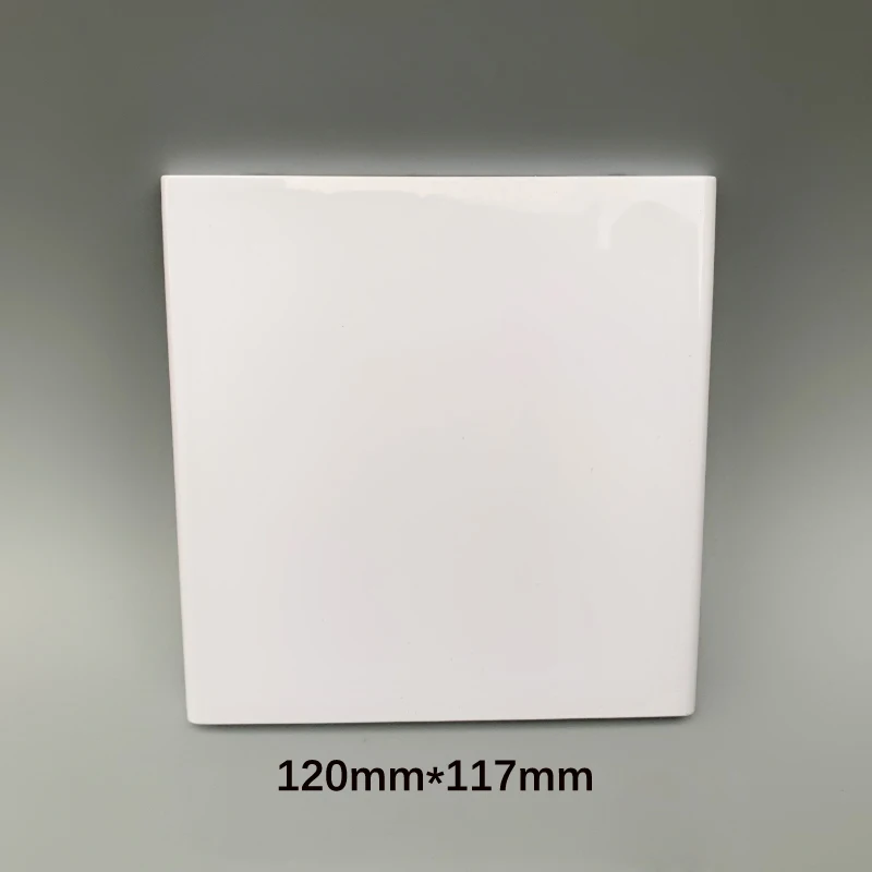 10pcs 120 Type Square Cover Panel Wall Switch Socket Blank Panel Cover Plate White 120*117mm