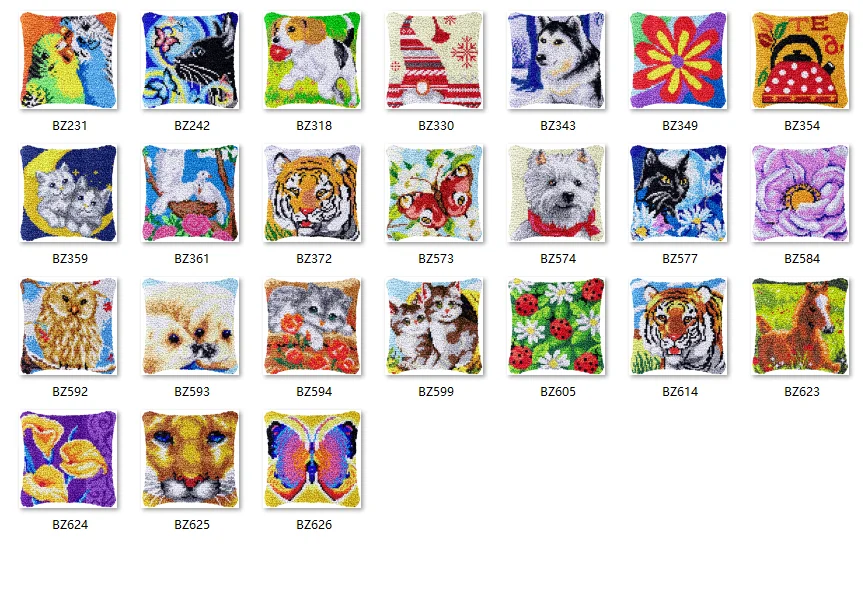 

Комплект крючков для защелки пчелы, ковер с печатью на холсте ZD694 ручная деятельность Xaoppakket, сделай сам, ковер, вышивка, ручная работа, кошки