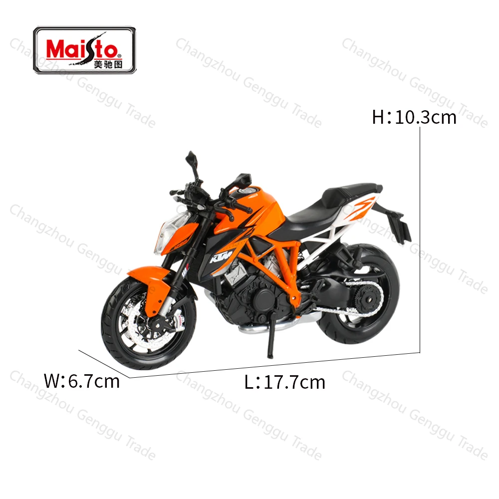 Коллекционные машины Maisto 1:12 KTM-1290 Super Duke R, литые, оранжевые, хобби, модель мотоцикла, игрушки