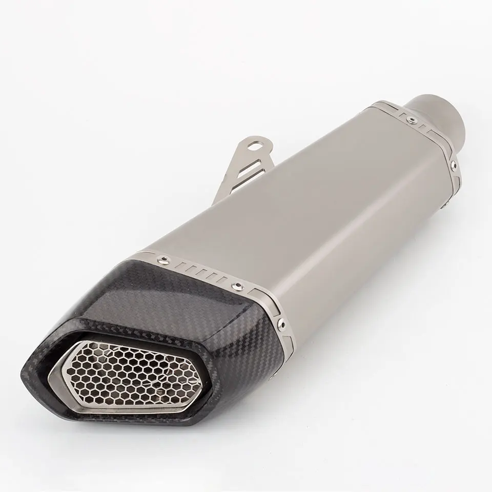 36-51mm Universal  Motorcycle Exhaust Escape Modified Carbon fiber Muffler for s1000rr R1200GS ZX10R TMAX560 GSX-8S TRK502
