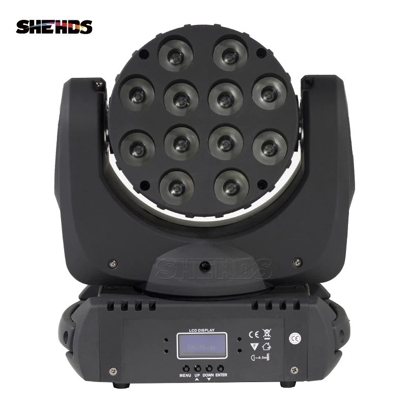 2pcs LED 12x12W RGBW Beam Moving Head Light DMX512 for Party Dance Party TKV Bar Dj Disco SHEHDS Stage Lighting Equipment