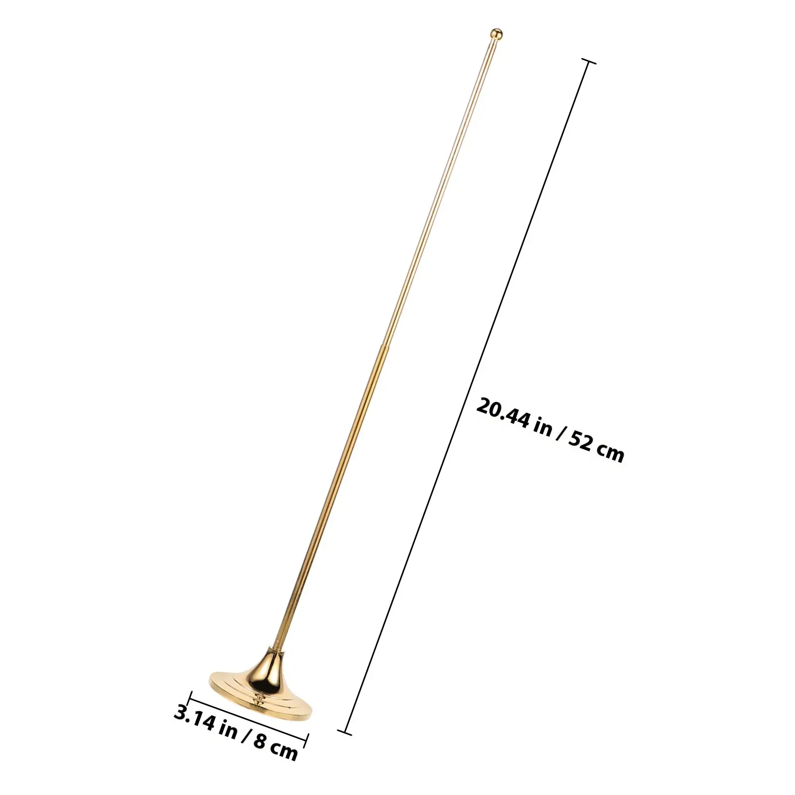 Stainless Steel Telescopic Desk Flag Holder for Office Home Desktop Countertop Display Flagpole