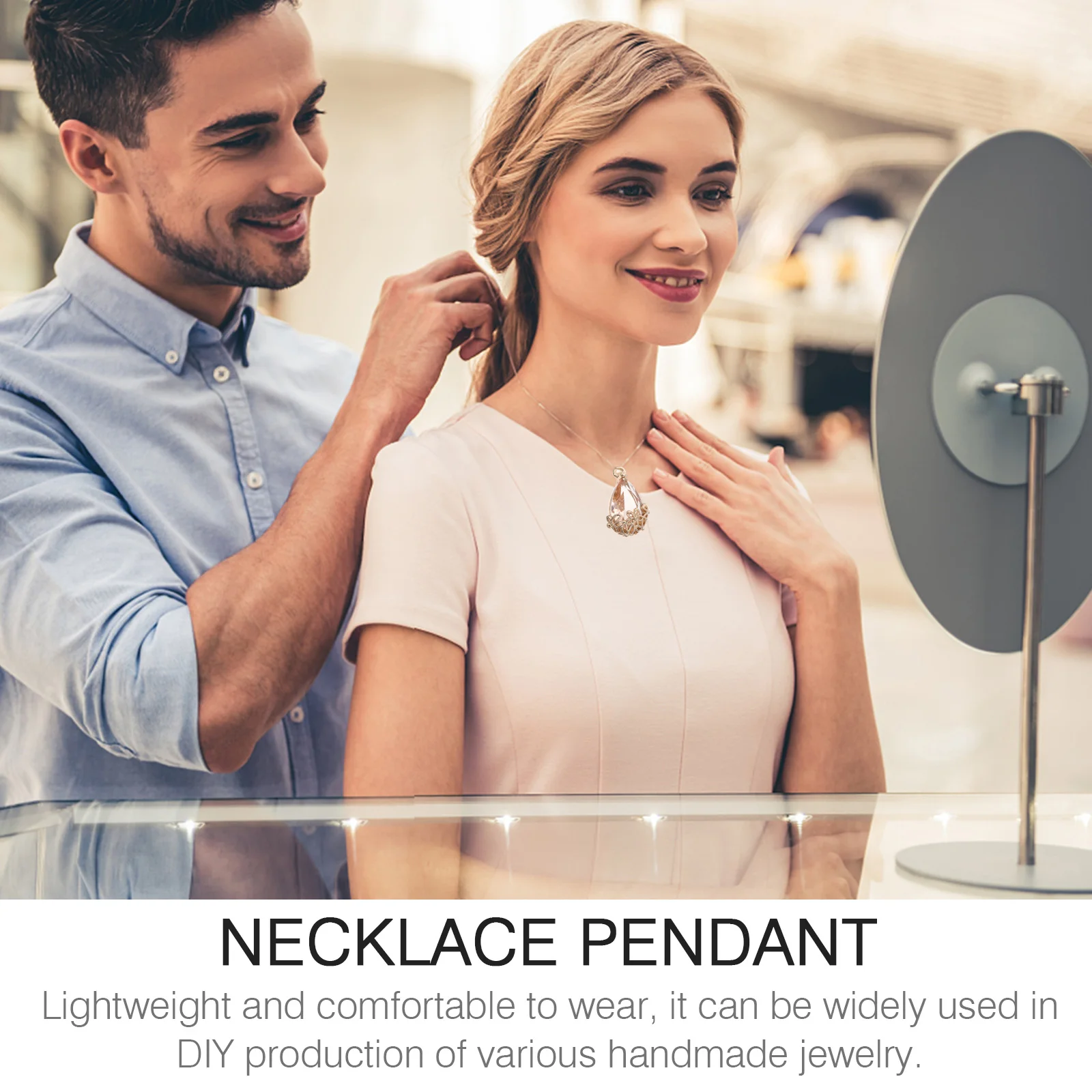 

10Pcs Water Drop Ear Pendant Exquisite Crystal Charms Lightweight DIY Jewelry Making Accessories Necklace Bracelets