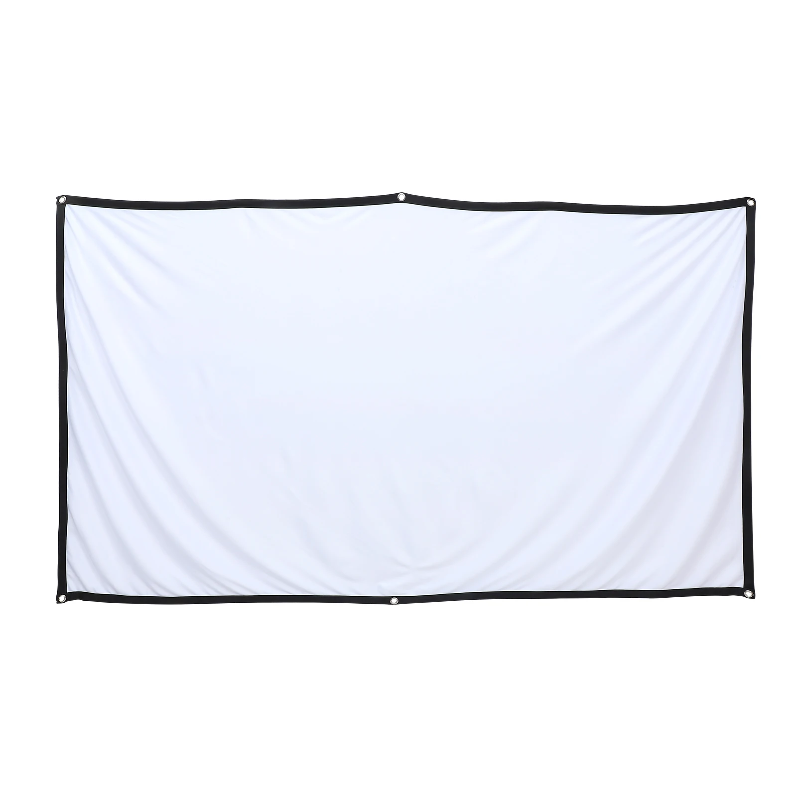 

Foldable Projector Set 100 Inch Portable Outdoor Indoor Replacement Black Border Home Outdoor Projector Screen Theater Display