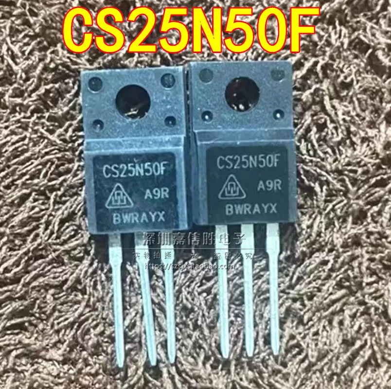 10PCS CS25N50F CS25N50FA9R 25A 500V TO-220F brand new MOS field-effect transistor