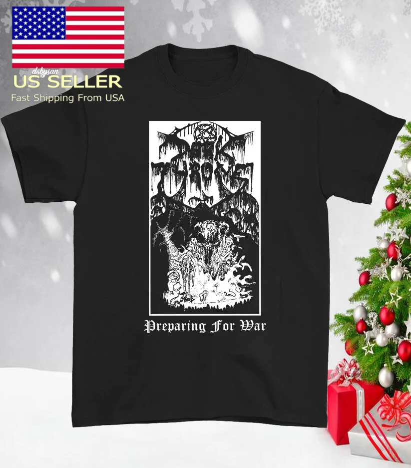 Darkthrone band preparing for war black Short sleeve All sizes S to 5XL 2F543