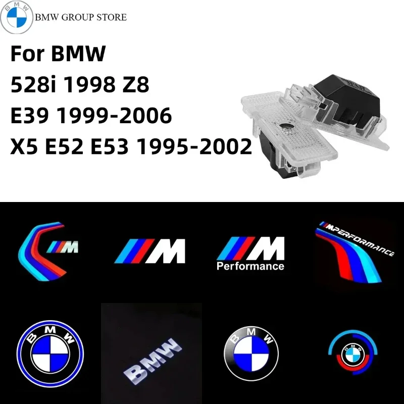 

BMW GROUP Led Car Door HD Light Laser Projector Welcome Ghost Lights For old BMW E39 1999-2006 X5 E52 E53 1995-2002 528i 1998 Z8