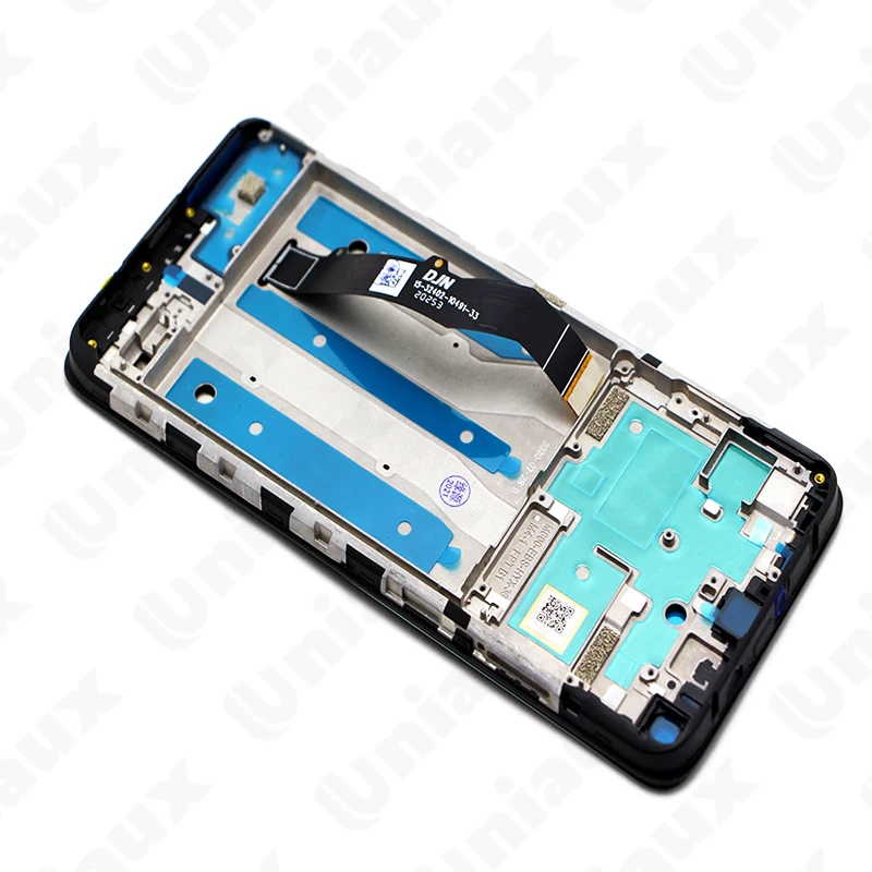 LCD Display Touch Screen Digitizer Assembly with Frame, Motorola Moto G9 Plus, XT2087-1, Original, 6.81\