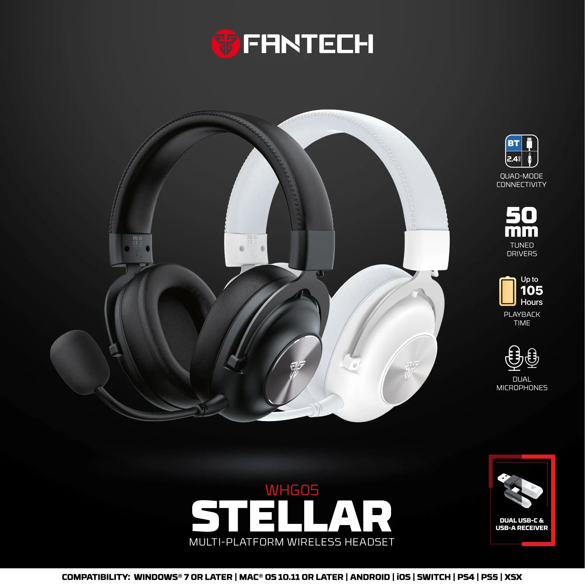 fantech-stellar-whg05-ワイヤレス＆有線ヘッドセット-50mm大型ドライバー内蔵マイク-105時間長持ちバッテリー搭載ヘッドホン